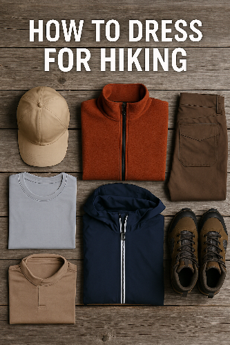 How to Dress for Hiking – Summer to Winter ? Wondering what to wear on a hike? The secret is layering — so you're ready for sun, wind or rain.
